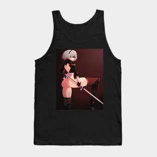 Nier Automata 2B Tank Top